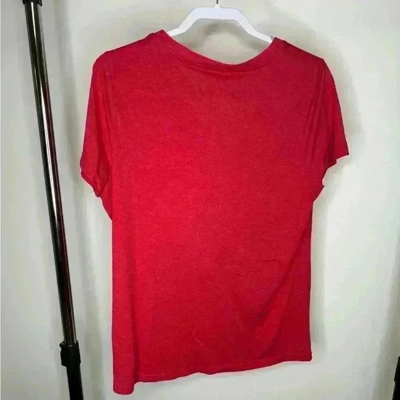 MOSSIMO SUPPLY CO Red V neck T-Shirt size XXL - Picture 2 of 3